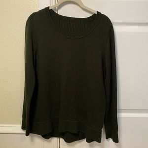 Olive green thick sweater